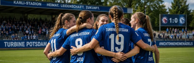 Turbine Potsdam II Talente beim intensiven Training