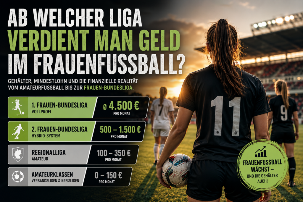 Ab welcher Liga verdient man Geld im Frauenfußball