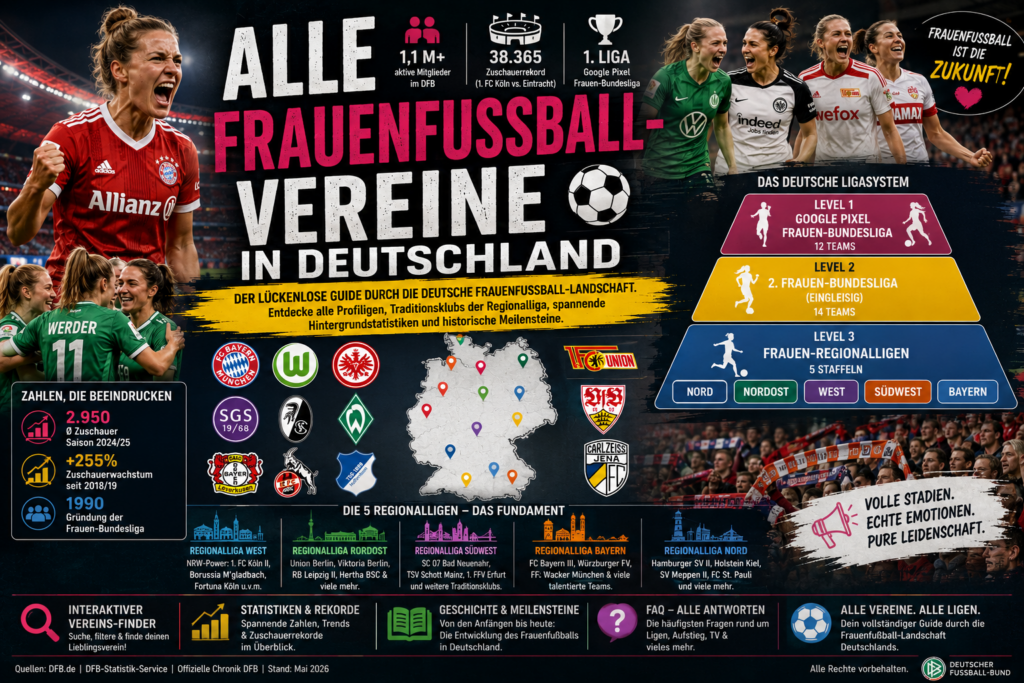 Alle Frauenfußball Vereine Deutschland