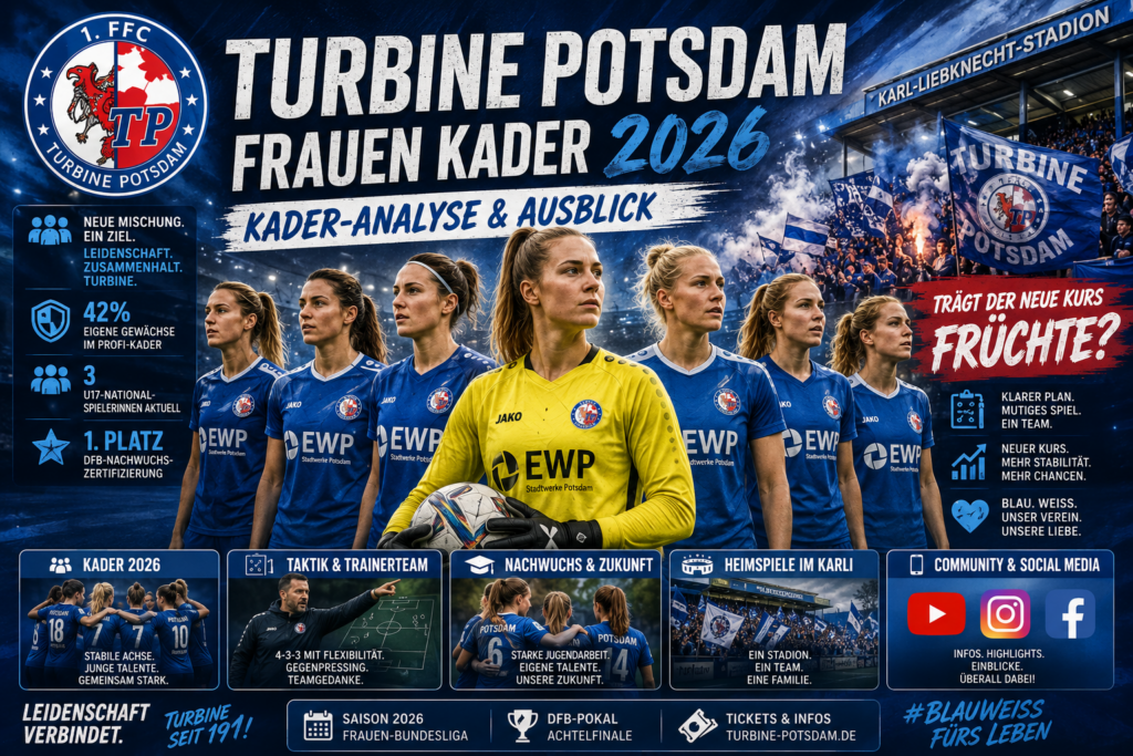 Turbine Potsdam Frauen Kader 2026