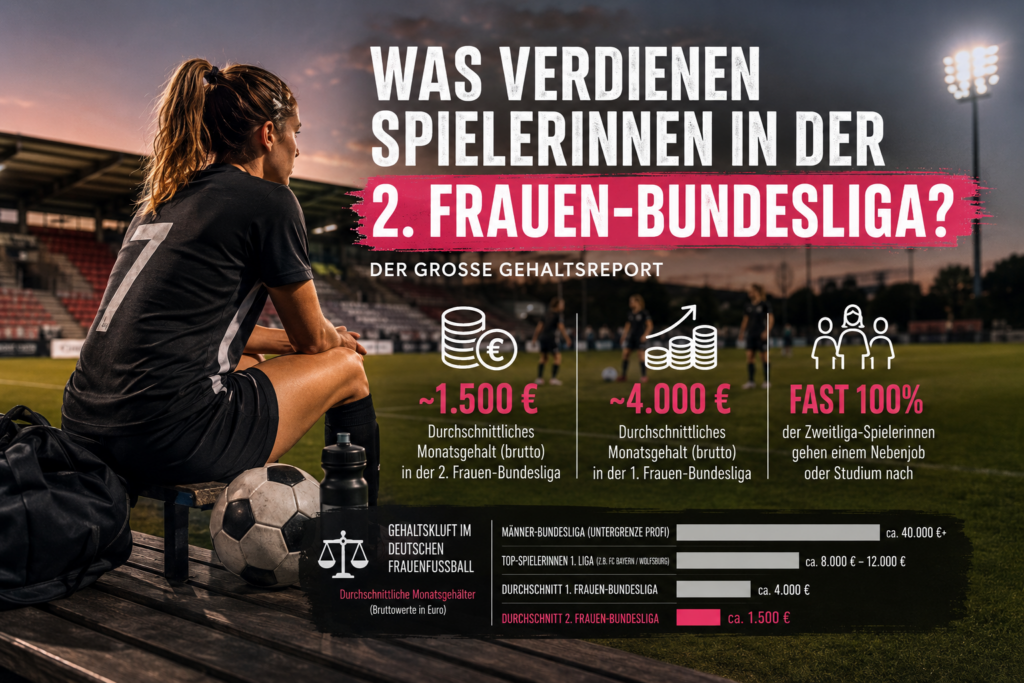 Was verdienen Spielerinnen in der 2. Frauen-Bundesliga