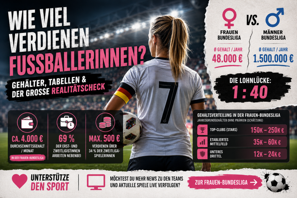 Wie viel verdienen Fußballerinnen
