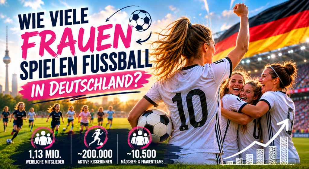 Wie viele Frauen spielen Fußball in Deutschland
