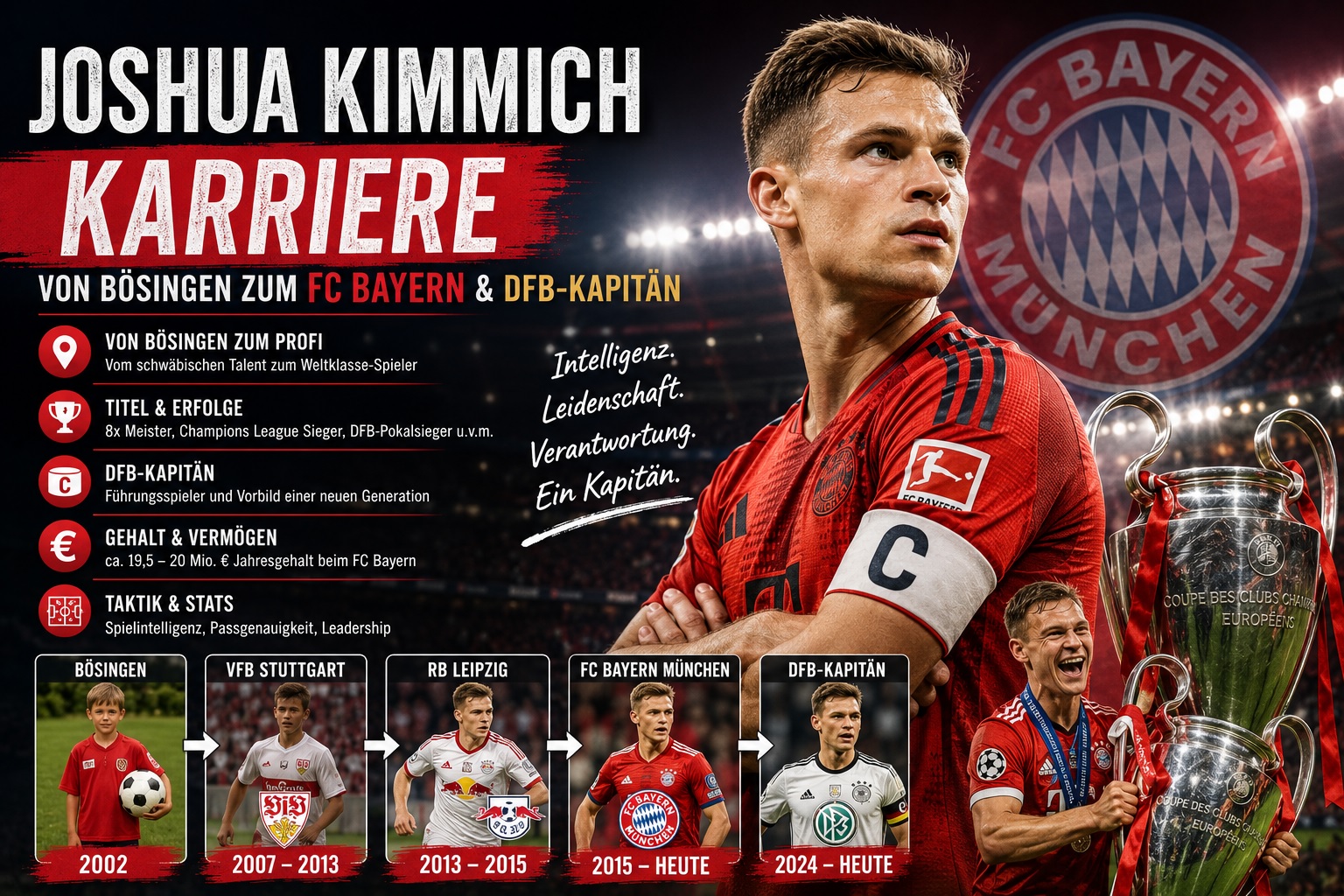 Joshua Kimmich Karriere Stationen und Weg zum FC Bayern München